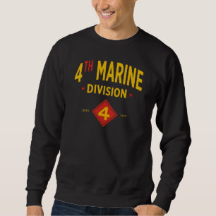 Sudadera 4.ª División Marina de los Estados Unidos