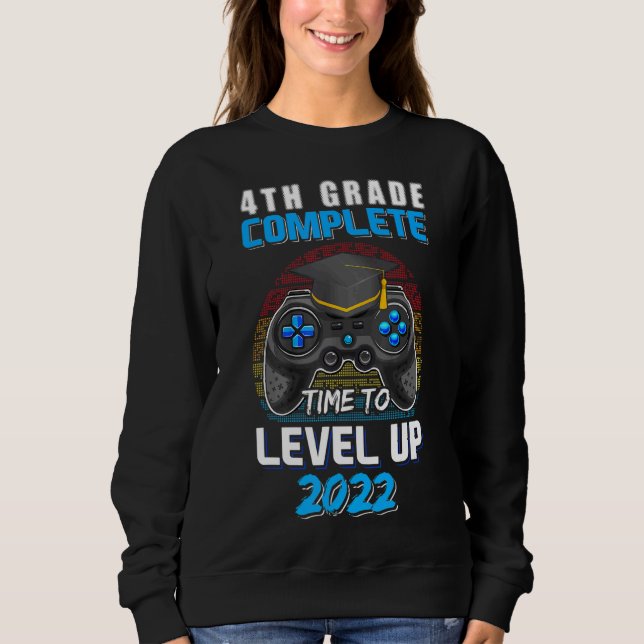 Sudadera 4.º Grado Completo 2022 Video Game Graduation Boy (Anverso)
