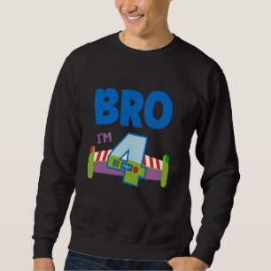 Sudadera 4.º novio de cumpleaños Toy Lover Bro tengo 4 años