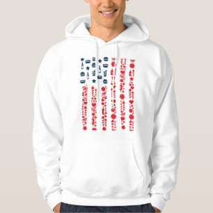 Sudadera 4.º picnic de la bandera estadounidense