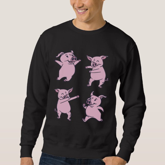 Sudadera 4 Cute Pigs (Anverso)