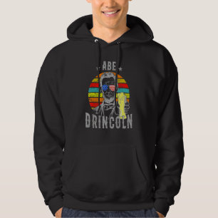 Sudadera 4 De Julio Abe Drincoln Abraham Bebiendo 4 De Juli