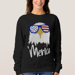 Sudadera 4 De Julio Águila Calva De Merica Con Patriot Sung