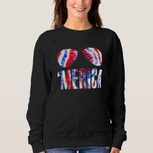Sudadera 4 De Julio Bandera Americana Bandera Americana Tie