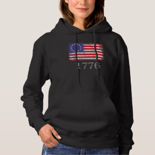 Sudadera 4 De Julio Bandera Americana Betsy Ross 1776 Hombr