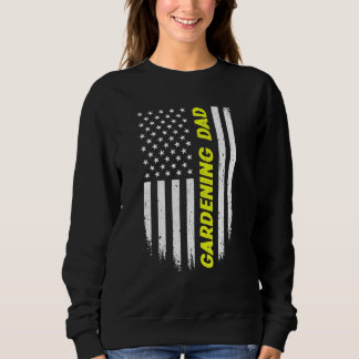Sudadera 4 De Julio Bandera Americana Jardinería Papá Día D