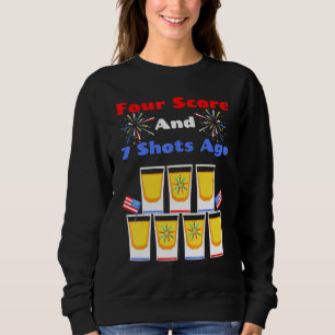 Sudadera 4 De Julio Consumo Patriótico 4 Puntuación Y 7 Tom