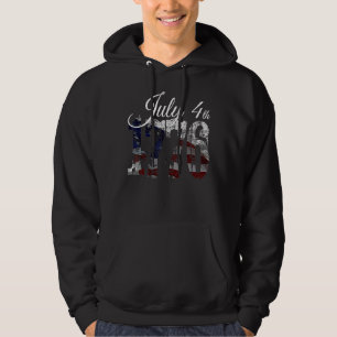 Sudadera 4 de julio de 1776 Bandera Americana Vintage Usa I
