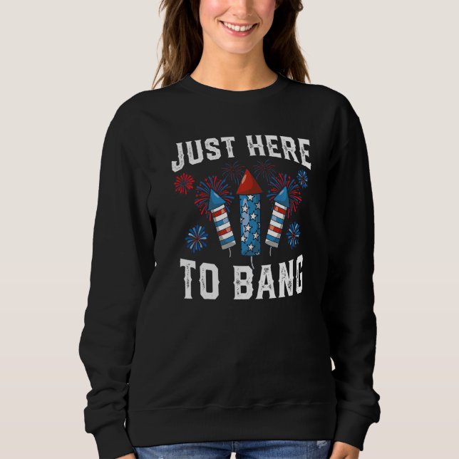 Sudadera 4 De Julio De 2014 Los Fuegos Artificiales Acá A (Anverso)