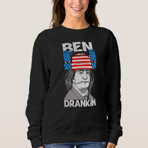 Sudadera 4 de julio Día de la Independencia Ben Franklin Es
