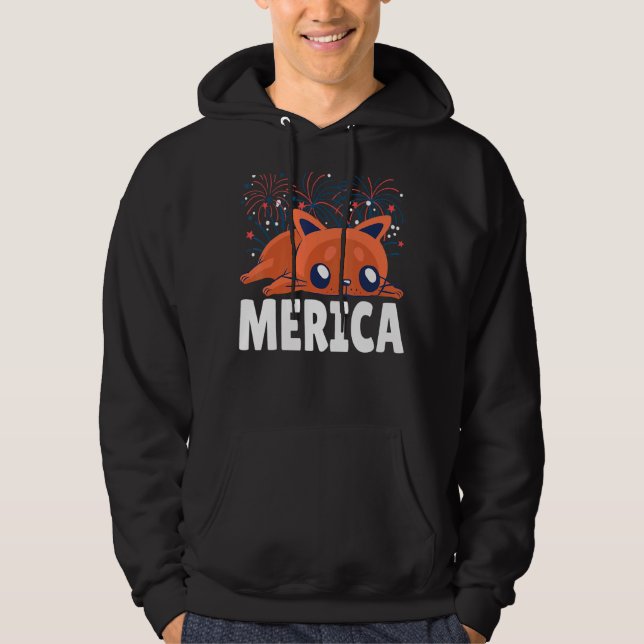 Sudadera 4 De Julio Día De La Independencia De Ee.Uu. (Anverso)