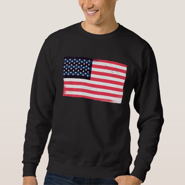 Sudadera 4 De Julio Día De La Independencia Estadounidense  (Anverso)
