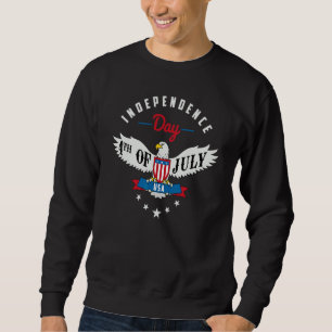 Sudadera 4 de julio Día de la Independencia Patriótico