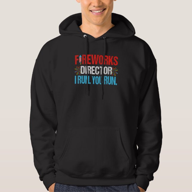 Sudadera 4 De Julio Director De Fuegos Artificiales Te Ejec (Anverso)