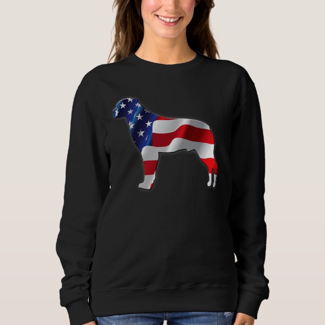Sudadera 4 De Julio Dueños De Rottweiler Y Amantes De Perro (Anverso)