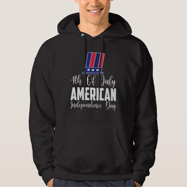 Sudadera 4 De Julio El Combate Del Día De La Independencia  (Anverso)