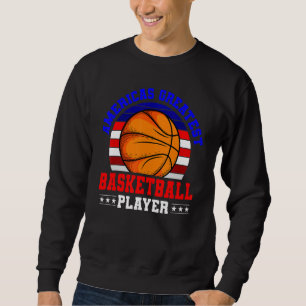 Sudadera 4 De Julio El Gran Jugador De Baloncesto Sport Ame