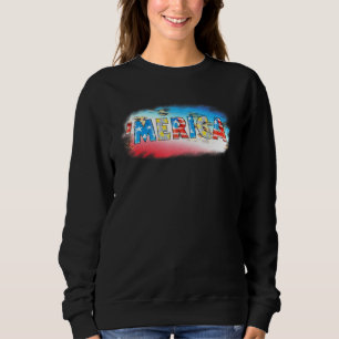 Sudadera 4 De Julio Estados Unidos La Bandera Leopard Indep