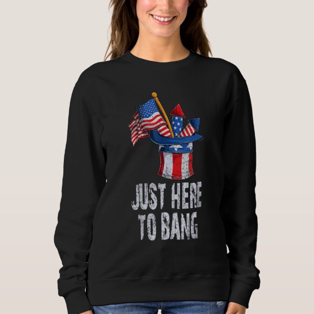 Sudadera 4 De Julio, Estoy Acá Al Bang 37 (Anverso)