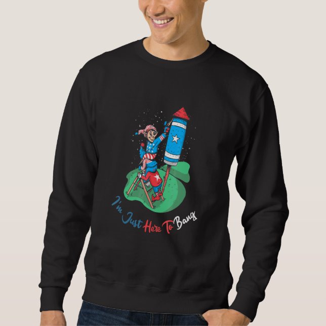 Sudadera 4 De Julio, Estoy Acá Hasta Bang _2 (Anverso)