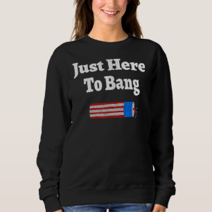 Sudadera 4 de julio estoy aquí para ponerme trapo en la ban