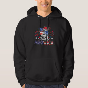 Sudadera 4 De Julio Gafas De Sol Bandera Americana Meowica