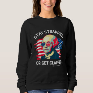 Sudadera 4 De Julio George Washington Gafas De Sol Estadoun
