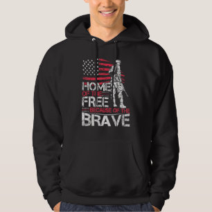 Sudadera 4 De Julio Hogar De Bandera Estadounidense De Los