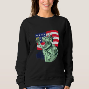Sudadera 4 De Julio Independencia Diseño De Libertad T-Rex