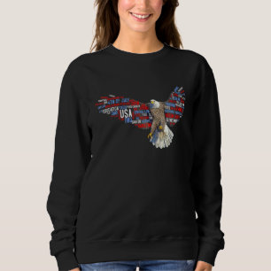 Sudadera 4 De Julio Majestuoso Volador Americano Baldosa Ág