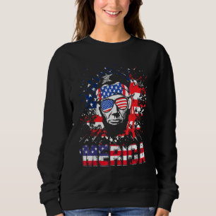 Sudadera 4 De Julio Merica Abe Lincoln Hombres Patrióticos