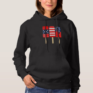 Sudadera 4 De Julio Popsicle Bandera Norteamericana Azul Bl