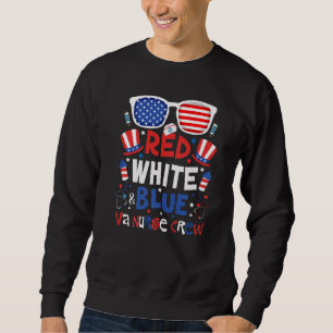 Sudadera 4 De Julio Red White Blue Va Nurse Crew Patriótico