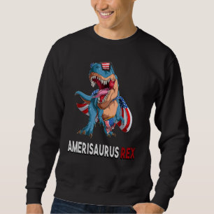 Sudadera 4 de julio Rex America Dinosaur Independence Day P
