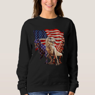 Sudadera 4 De Julio Rex Dinosaurio Independence Day Boys Us