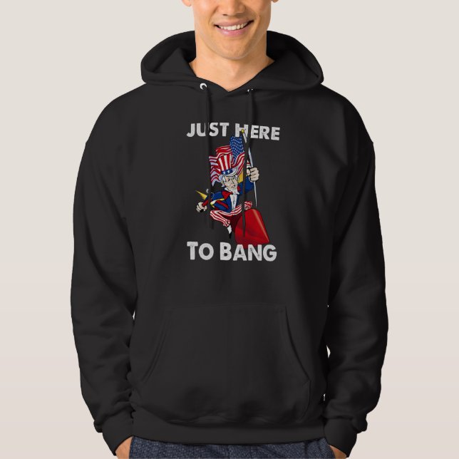 Sudadera 4 de julio Sam Tío, estoy aquí (Anverso)