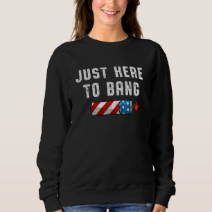 Sudadera 4 de julio, solo estoy aquí para el 9 de marzo