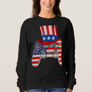Sudadera 4 De Julio Videojuego Bandera Americana Tío Sam Ga
