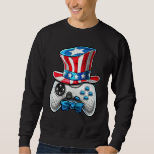 Sudadera 4 De Julio Videojuego Bandera Americana Tío Sam Ga