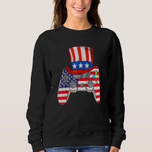 Sudadera 4 De Julio Videojuego Bandera Americana Tío Sam Ga
