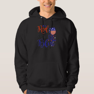 Sudadera 4 De Julio Vino Blanco Rojo Y Vino Azul Gla