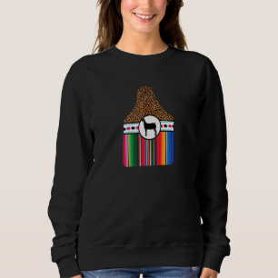 Sudadera 4 H Show Ffa Etiqueta de cabra Cheetah Serape Show