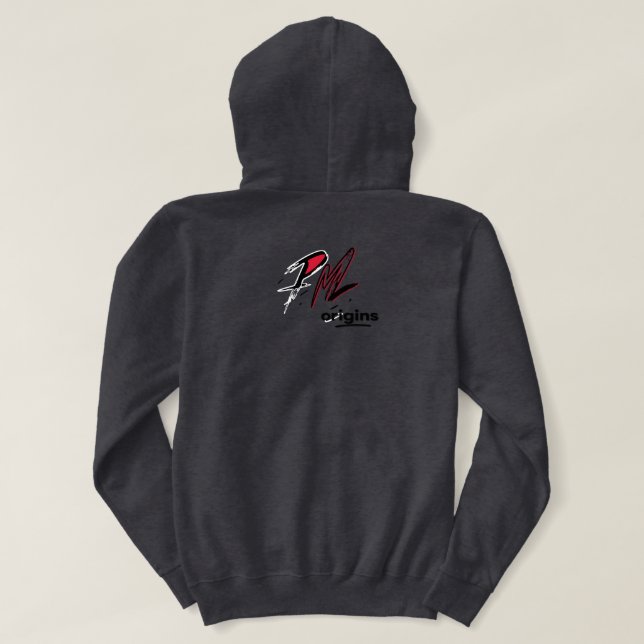 Sudadera #4Ever Hoodies de huella digital - Trini (Reverso del diseño)