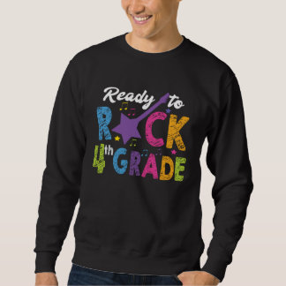 Sudadera 4th Grade School Ready to Rock Fourth Back to Scho