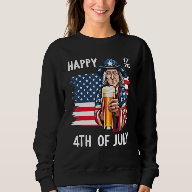 Sudadera 4th July 1776 Patriotic Patriot USA Eagle Independ (Anverso)