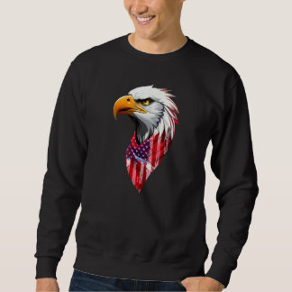 Sudadera 4th july American eagle flag Independence Day 1