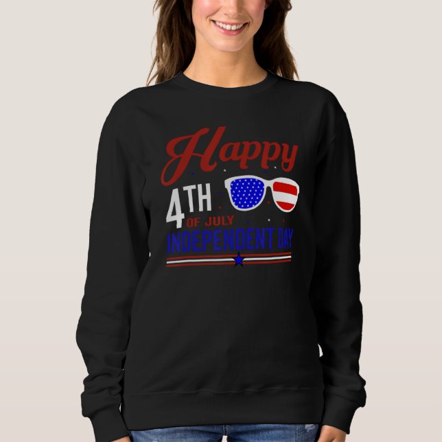 Sudadera 4th july apparel USA american flag 4th of july for (Anverso)