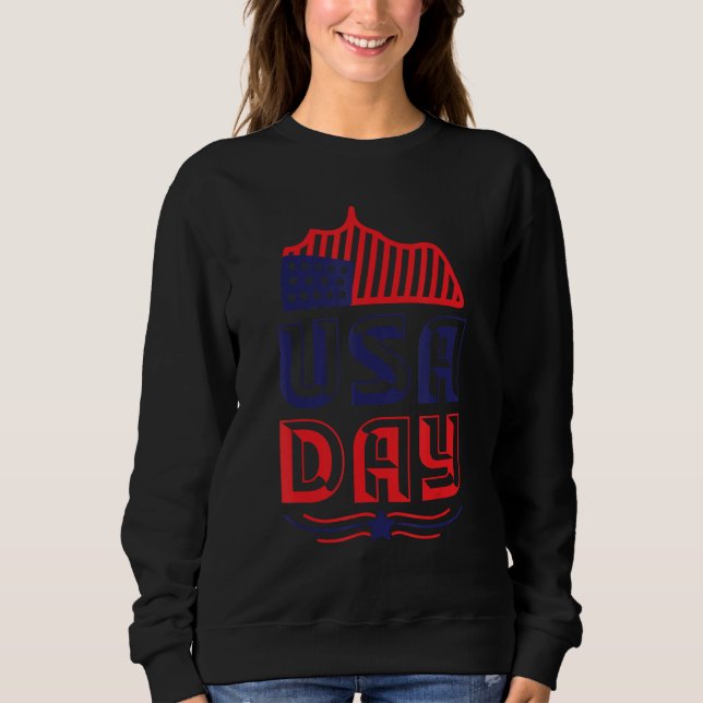 Sudadera 4th july apparel USA american flag 4th of july for (Anverso)