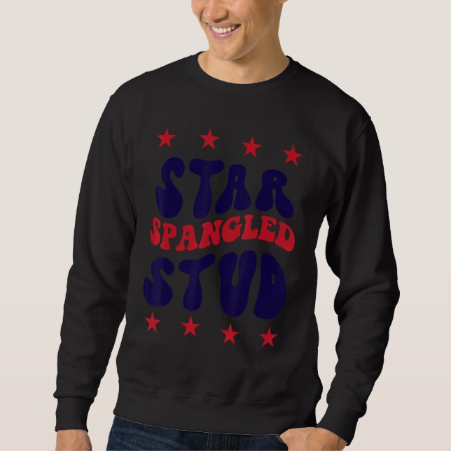 Sudadera 4th july apparel USA american flag 4th of july for (Anverso)