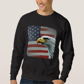 Sudadera 4th of July American Bald Eagle Had On USA Flag